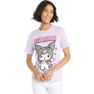 Hello Kitty And Friends Kuromi Graphic T-Shirt Juniors Small Purple